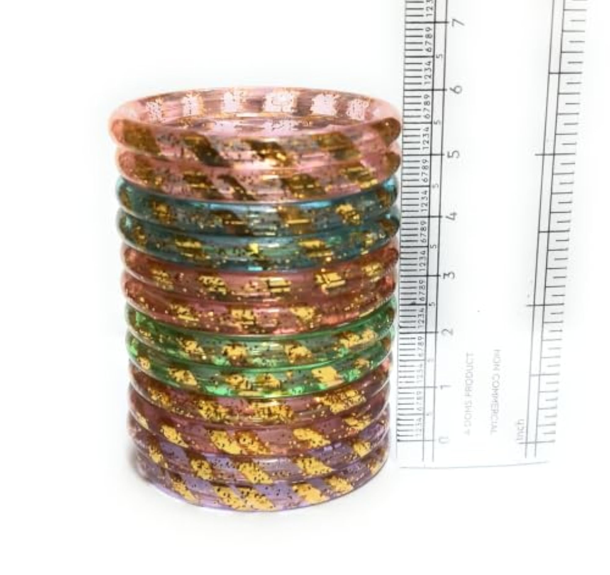 Baby Girl Child Multicolour Plastic Bangles Set